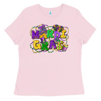 Bubblegum Pink mardi gras Ladies Tee - FaDigitalArtStudio