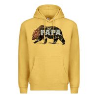 Antique Gold bear papa Premium Hoodie - Artiststas