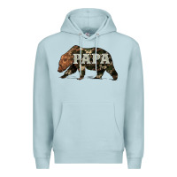 Blue Mist bear papa Premium Hoodie - Artiststas