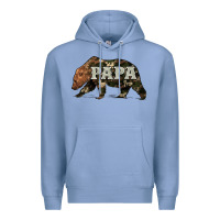 Colony Blue bear papa Premium Hoodie - Artiststas
