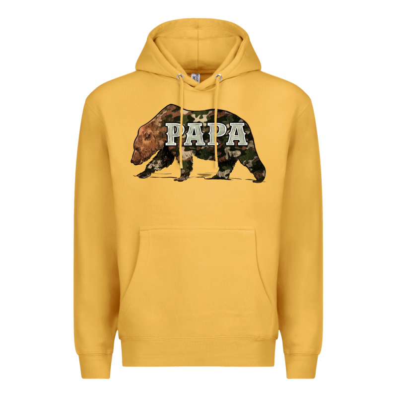 Bear Papa Premium Hoodie by Artiststas | Teevron