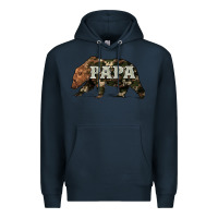 Navy bear papa Premium Hoodie - Artiststas