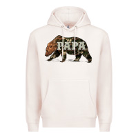 Pale Pink bear papa Premium Hoodie - Artiststas