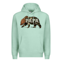 Seafoam bear papa Premium Hoodie - Artiststas