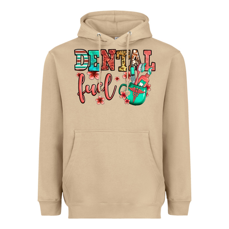 Dental Fuel Coffee Cup Heavyweight Hoodie by Jasminsmagicworld | Teevron