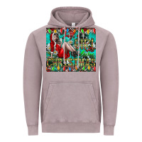 Vintage Zinc Just A Girl Who Loves Christmas Vintage Hoodie - CowhideDigitalArt