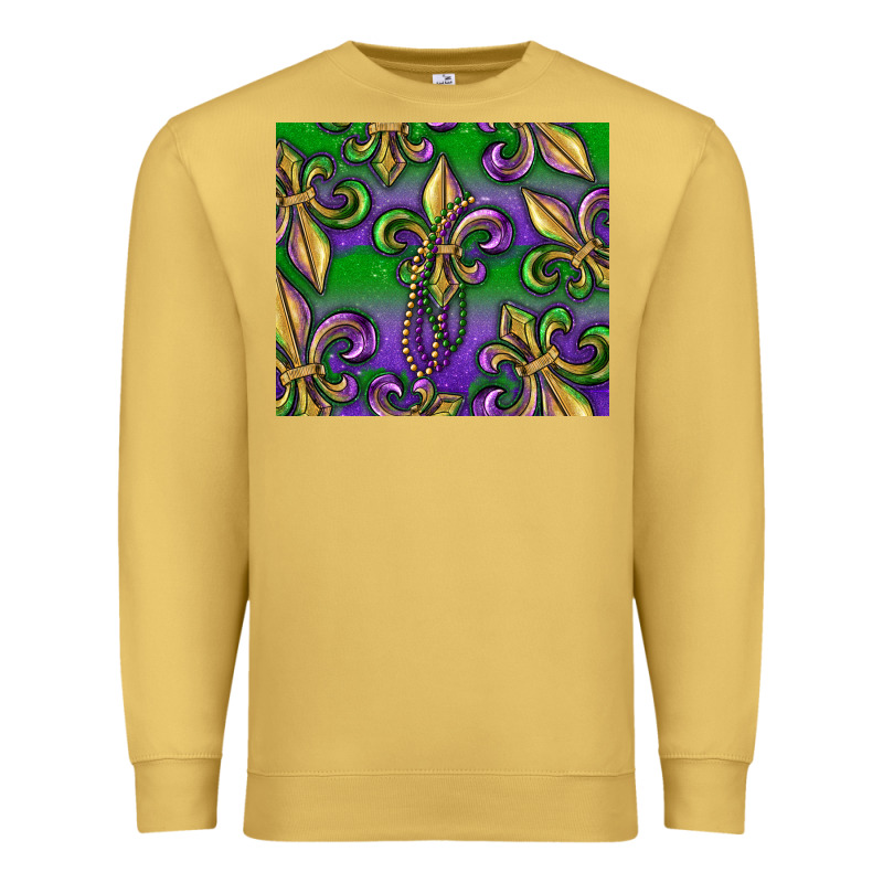Mardi Gras Fleur De Lis Premium Sweatshirt by RanaPortraitStore | Teevron