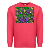Cardinal Mardi Gras Fleur De Lis Premium Sweatshirt - RanaPortraitStore