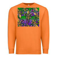 Carrot Mardi Gras Fleur De Lis Premium Sweatshirt - RanaPortraitStore