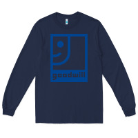 Navy Goodwill Long Sleeve Tee - maiPhamDesign