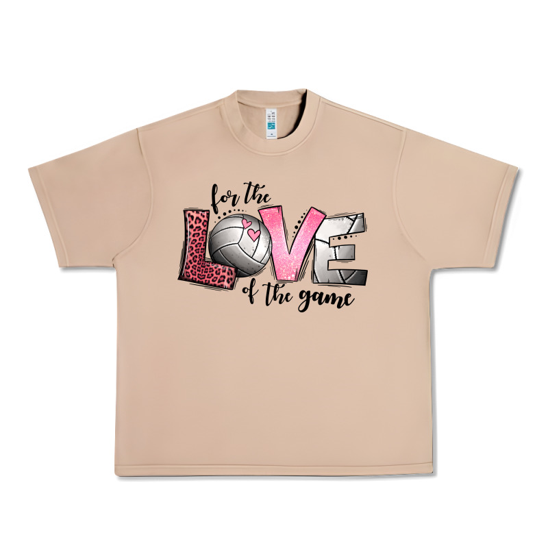 For The Love Of The Game Volleyball Urban Heavy Tee by Jasminsmagicworld | Teevron