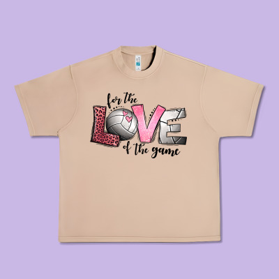For The Love Of The Game Volleyball Urban Heavy Tee Designed By Jasminsmagicworld