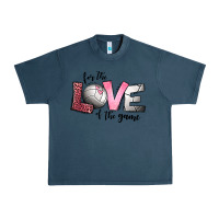 Midnight Navy for the love of the game volleyball Urban Heavy Tee - Jasminsmagicworld
