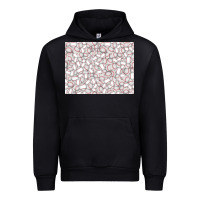Black baseball seamless background  (3200x2400px) Urban Hoodie - Jasminsmagicworld