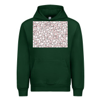 Forest Green baseball seamless background  (3200x2400px) Urban Hoodie - Jasminsmagicworld
