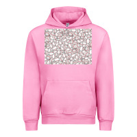 Fuchsia Pink baseball seamless background  (3200x2400px) Urban Hoodie - Jasminsmagicworld