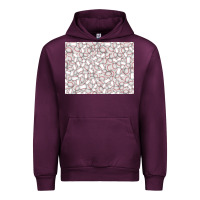 Mauve Wine baseball seamless background  (3200x2400px) Urban Hoodie - Jasminsmagicworld