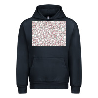 Navy baseball seamless background  (3200x2400px) Urban Hoodie - Jasminsmagicworld