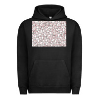 Pigment Black baseball seamless background  (3200x2400px) Urban Hoodie - Jasminsmagicworld