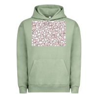 Pigment Oil Green baseball seamless background  (3200x2400px) Urban Hoodie - Jasminsmagicworld