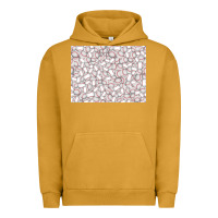 Pigment Peanut Butter baseball seamless background  (3200x2400px) Urban Hoodie - Jasminsmagicworld