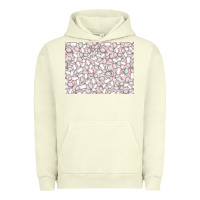 Pigment Pistachio baseball seamless background  (3200x2400px) Urban Hoodie - Jasminsmagicworld