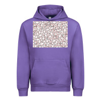 Tulip baseball seamless background  (3200x2400px) Urban Hoodie - Jasminsmagicworld