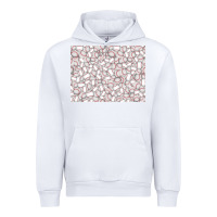 White baseball seamless background  (3200x2400px) Urban Hoodie - Jasminsmagicworld