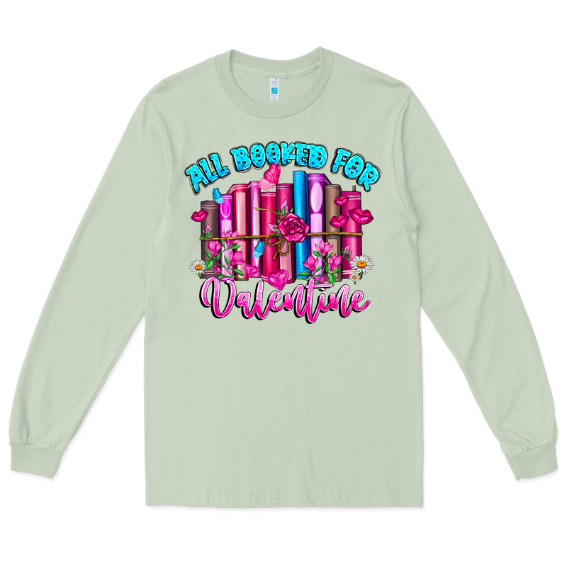 All Booked For Valentines Long Sleeve Tee by CowhideDigitalArt | Teevron