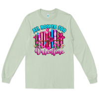 Matcha All Booked For Valentines Long Sleeve Tee - CowhideDigitalArt