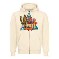 Sandshell Wıld and Free Zipper Hoodie - JahusDesignShop