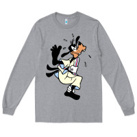 Heather Grey day gift for cartoon goofy character Long Sleeve Tee - maiPhamDesign