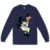 Navy day gift for cartoon goofy character Long Sleeve Tee - maiPhamDesign