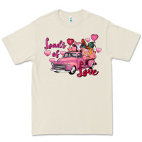 Bone Loads of love Valentine's Day farm truck Premium Tee - FaDigitalArtStudio