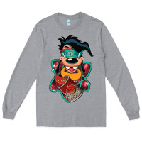 Heather Grey animal the goofy movie cartoon Long Sleeve Tee - maiPhamDesign