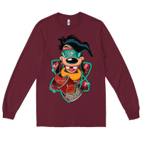 Burgundy animal the goofy movie cartoon Long Sleeve Tee - maiPhamDesign