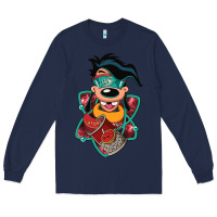 Navy animal the goofy movie cartoon Long Sleeve Tee - maiPhamDesign