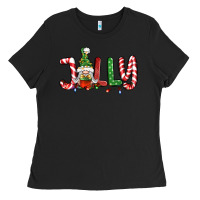 Black jolly gnome Ladies Tee - BundleAndBundleShop