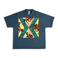 Midnight Navy native american aztec seamless pattern 6 Urban Heavy Tee - BundleAndBundleShop