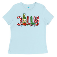 Baby Blue jolly gnome Ladies Tee - BundleAndBundleShop