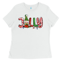 White jolly gnome Ladies Tee - BundleAndBundleShop