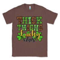 Chestnut St. Patrick's Thick thighs lucky vibes Classic Tee - OliviaCreatesArt