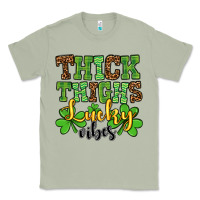 Matcha St. Patrick's Thick thighs lucky vibes Classic Tee - OliviaCreatesArt