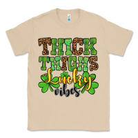 Mushroom St. Patrick's Thick thighs lucky vibes Classic Tee - OliviaCreatesArt