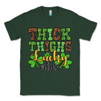 Sports Green St. Patrick's Thick thighs lucky vibes Classic Tee - OliviaCreatesArt