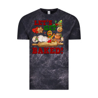Cloud Black let's get baked Vintage Tee - FaDigitalArtStudio