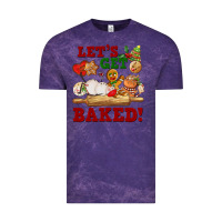 Cloud Purple let's get baked Vintage Tee - FaDigitalArtStudio
