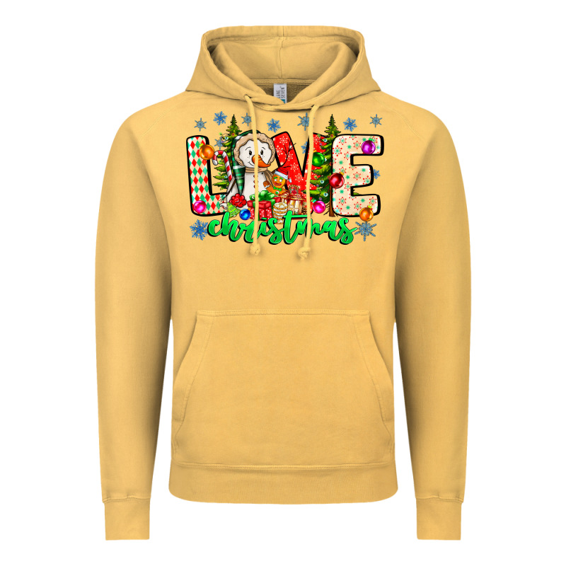Love Christmas Vintage Hoodie by CowhideDigitalArt | Teevron
