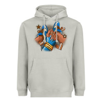 Moon Dust Football afro girl sneakers Heavyweight Hoodie - RanaPortraitStore