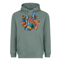Sage Football afro girl sneakers Heavyweight Hoodie - RanaPortraitStore